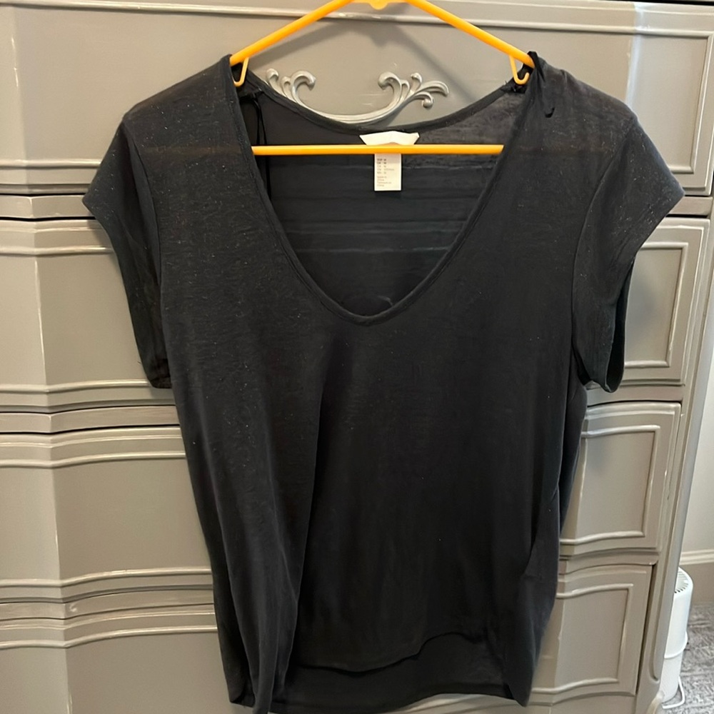 Sparkly gray top form H&M